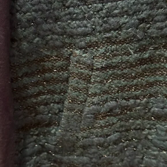 Tory Burch Cardigan Sweater Jacket in Tory Navy/Conifer Green, XL - Picture 4 of 4